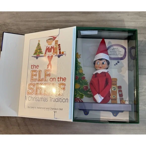 The Elf on the Shelf:  Light Tone Girl  Includes Doll & Book Christmas Tradition - Picture 14 of 16